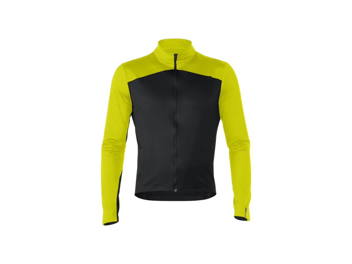 mavic jersey cosmic thermo jersey M black / sulpher S medium