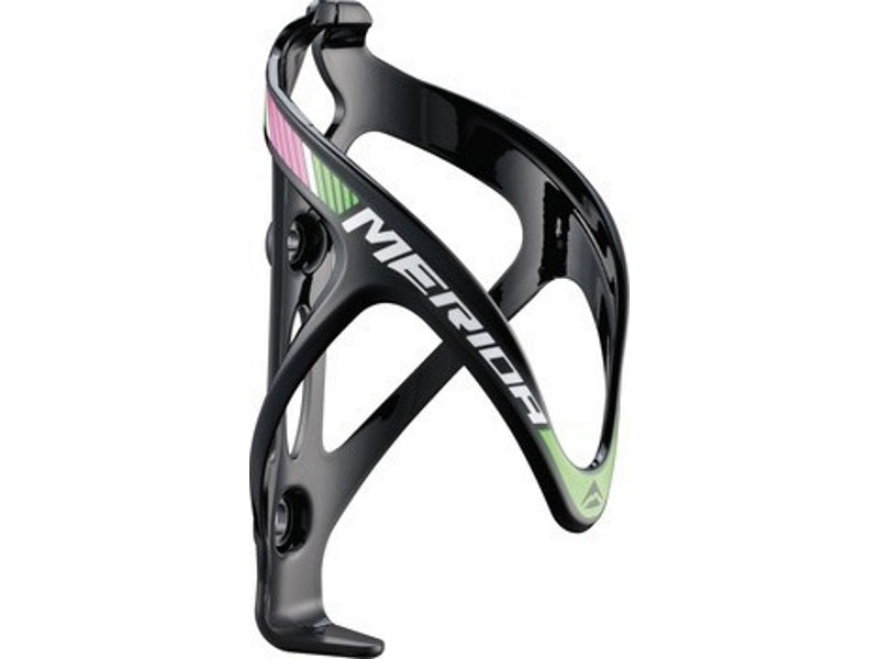 Merida Plastic Bottle Cage - Black/Magenta