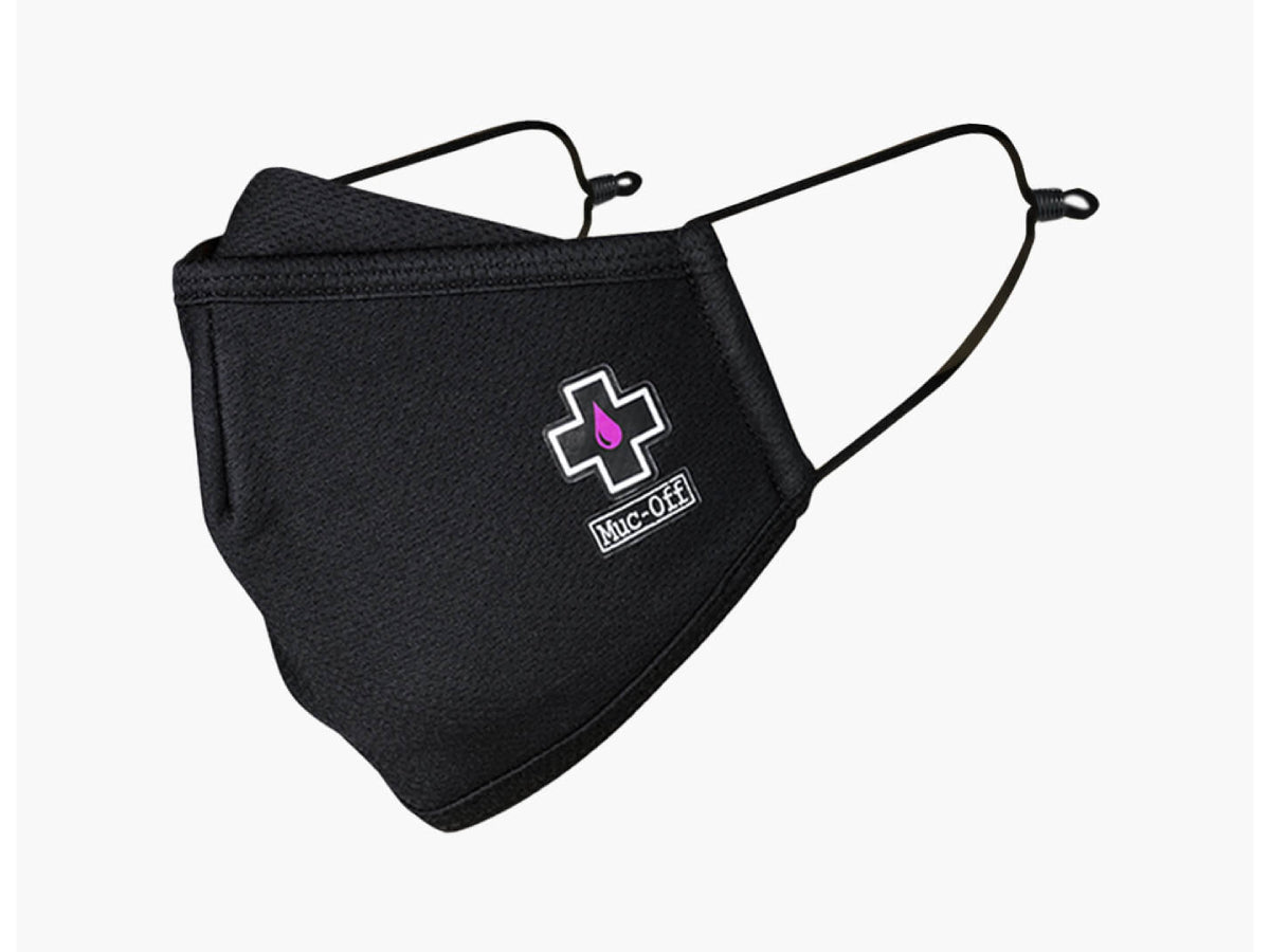 Muc-Off Face Mask Reusable (Black, Large)