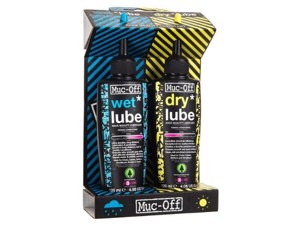 Muc-Off Wet and Dry Lube Dual Pack
