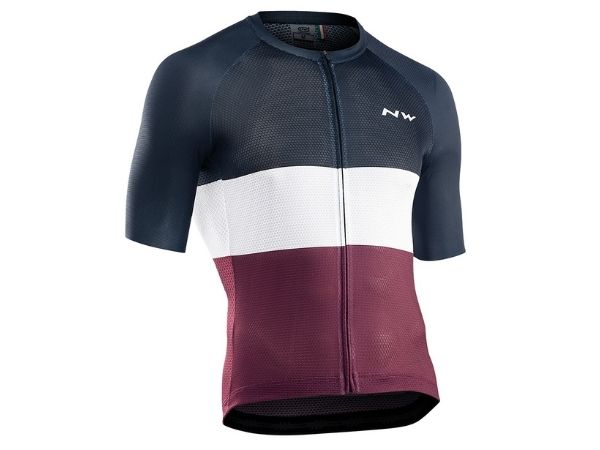 Northwave Blade Air Jersey - Black/White/Plum