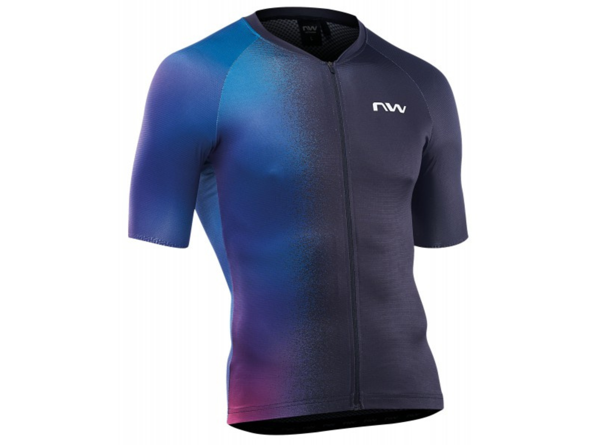 Northwave Blade Jersey - Black/Iridescent