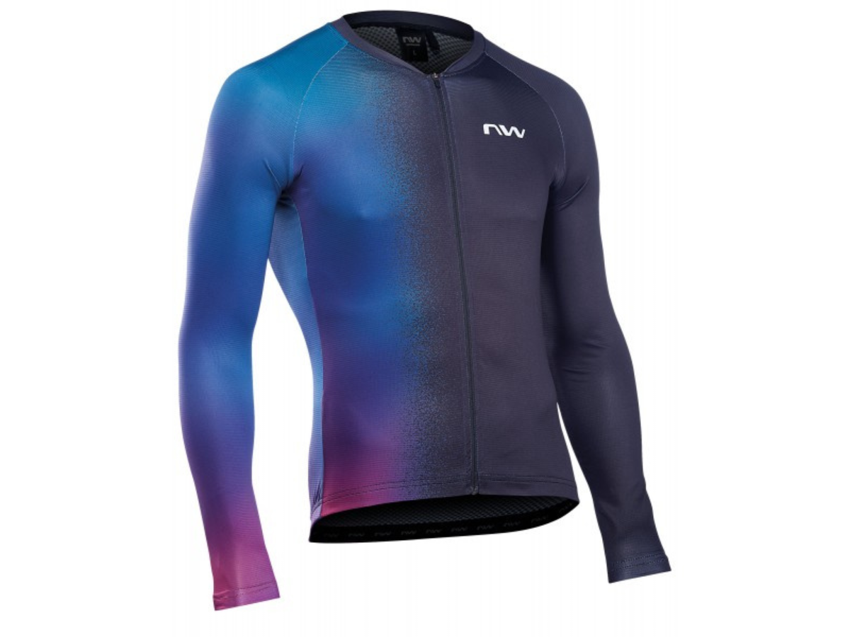 Northwave Blade Long Sleeve Jersey - Black/Iridescent