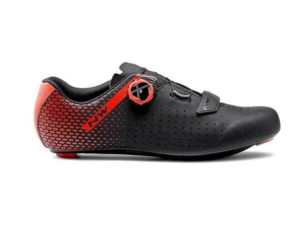 Northwave Core Plus 2 Shoes - Black/Red