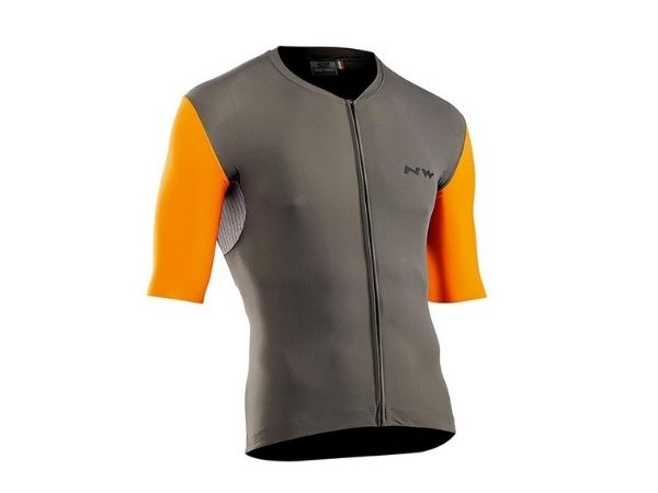 Northwave Extreme Jersey - Dusty Oli/Orange