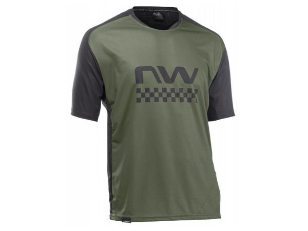 Northwave MTB Edge Jersey - Green Forest/Black