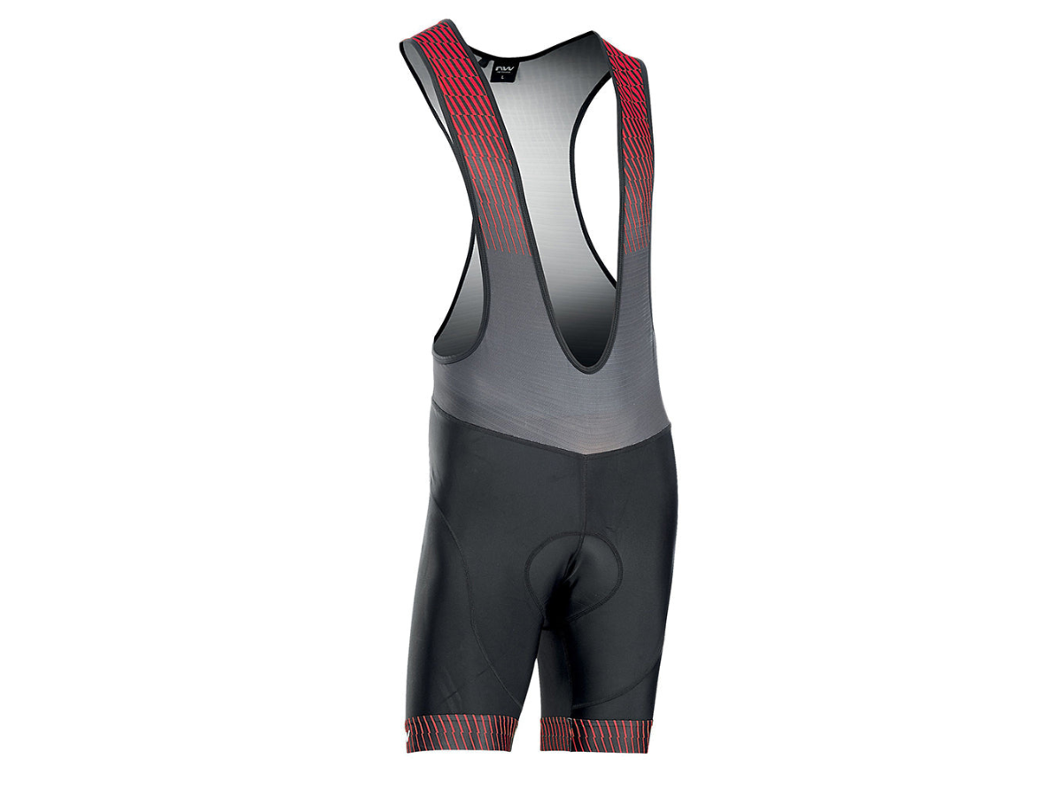 Northwave Origin Bibshorts - Black/Red