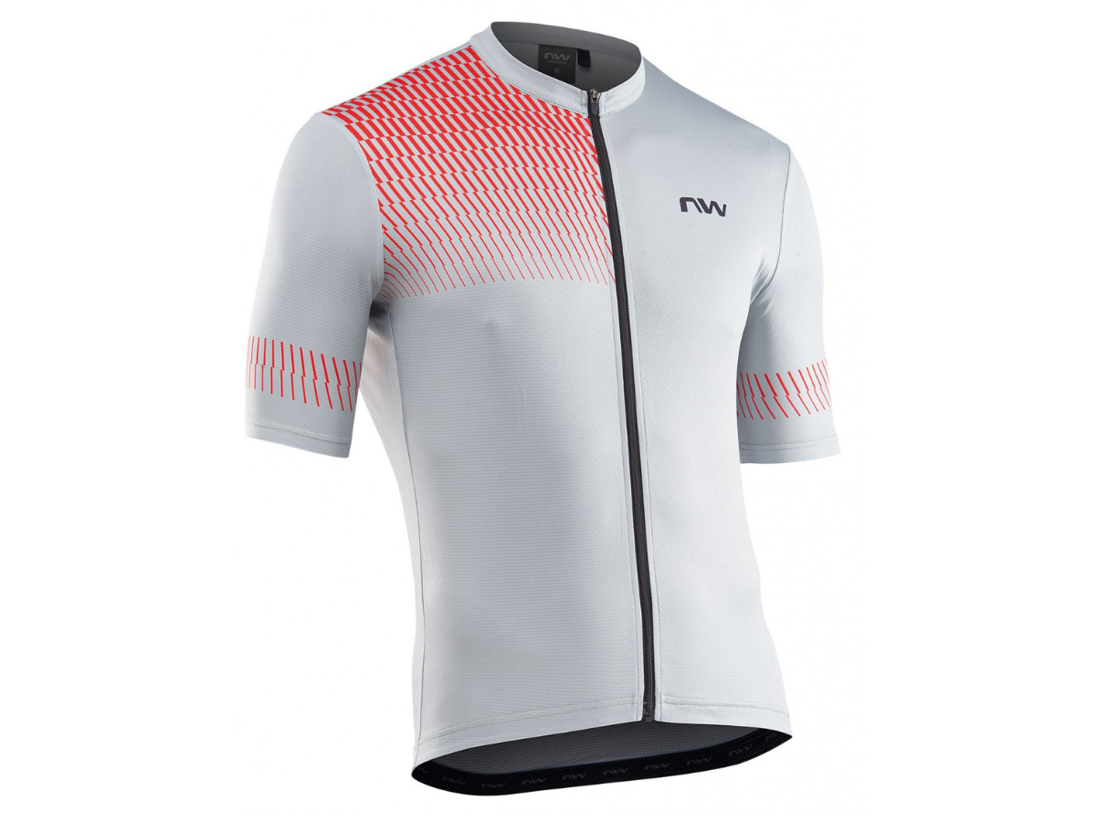 Northwave Origin Jersey - Grey/Red