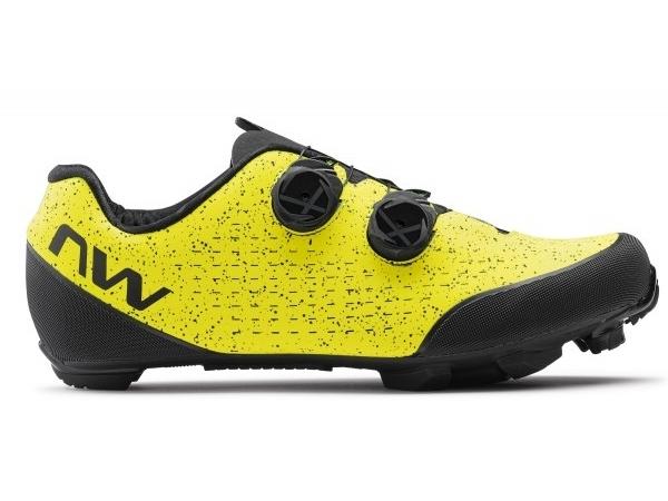 Northwave Rebel 3 Shoes - Yellow Fluo/Black