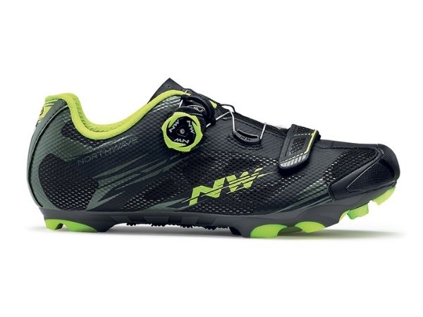 Northwave Scorpius 2 Plus Shoes - Blk/Mil/Yel