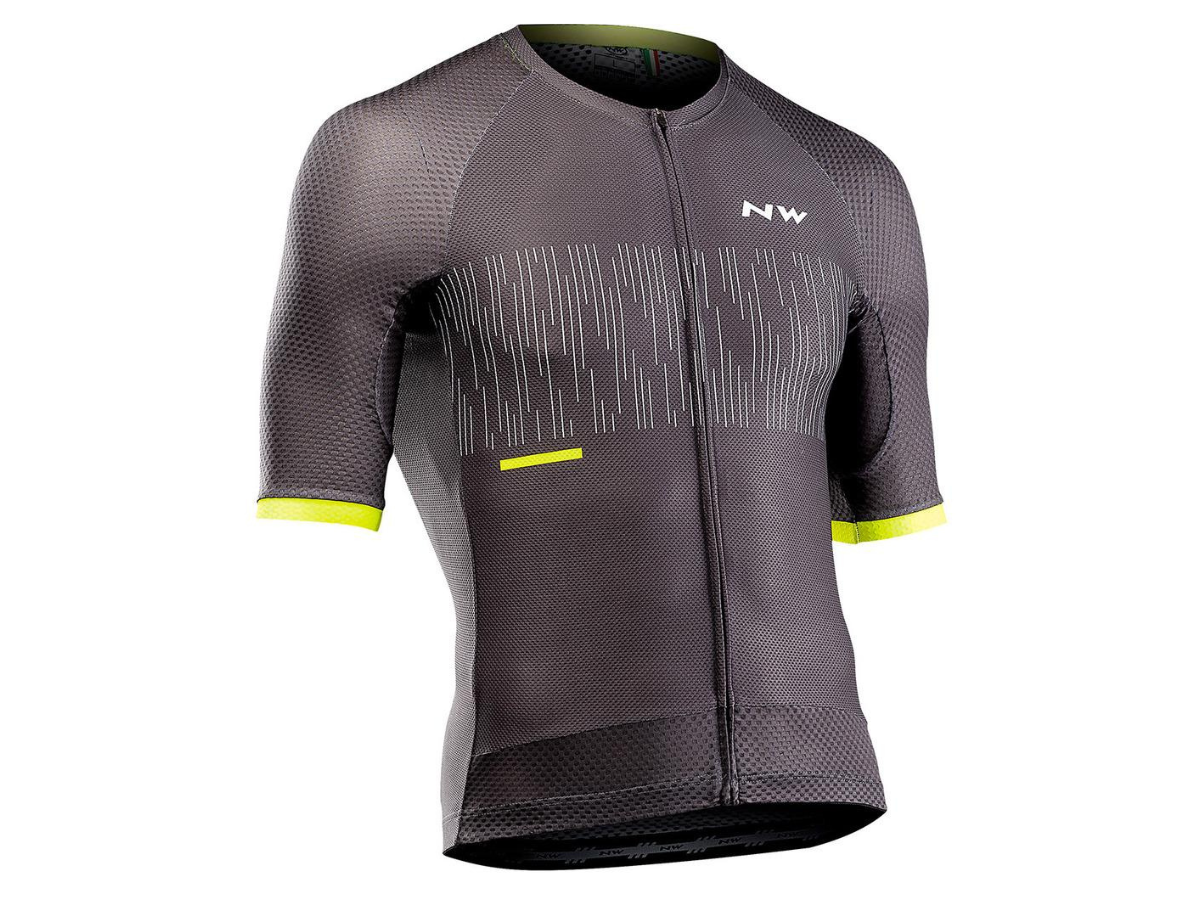 Northwave Storm Air Jersey - Anthracite/Yellow