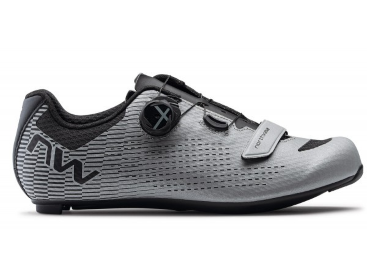 Northwave Storm Carbon 2 Shoes - Silver Reflective
