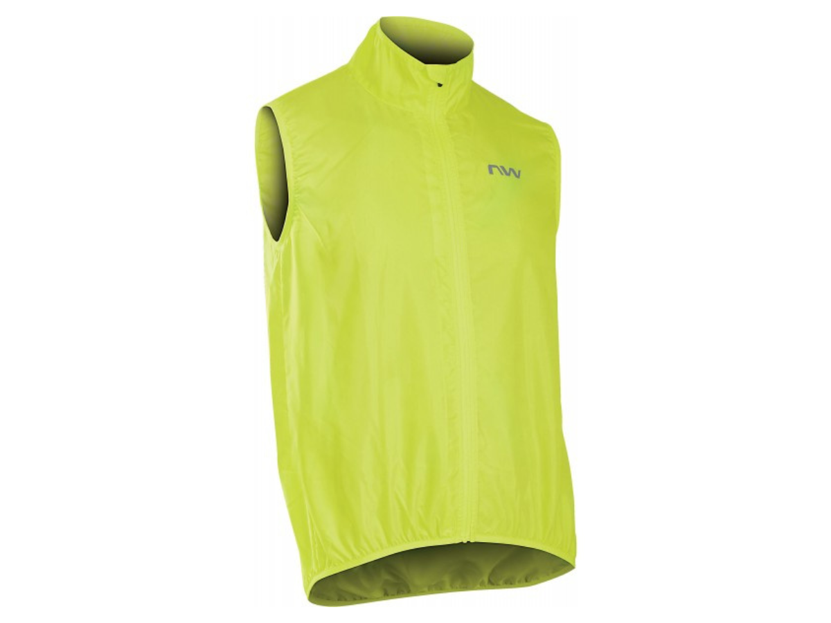 Northwave Vortex Rain Vest - Yellow Fluo