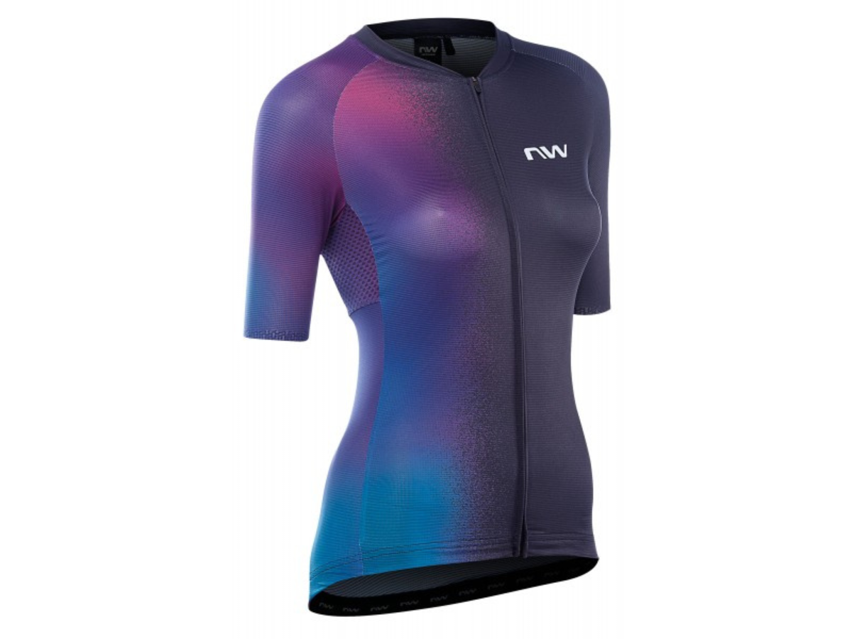 Northwave Womens Blade Jersey - Black/Iridescent