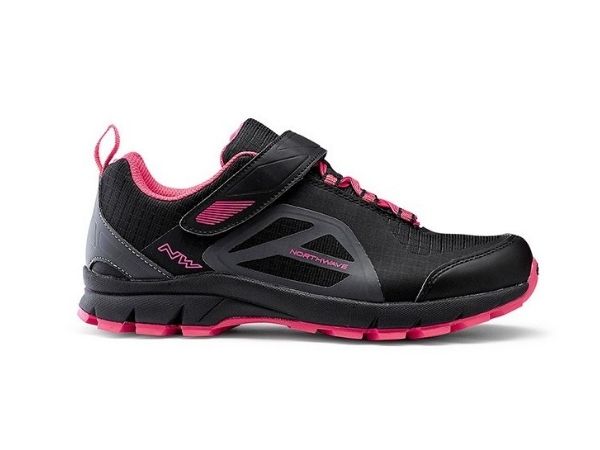 Northwave Womens Escape Evo Shoes - Black/Fuchsia