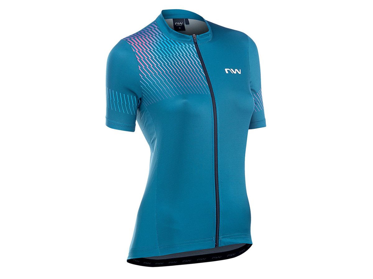 Northwave Womens Origin Jersey - Blue/Iridescent
