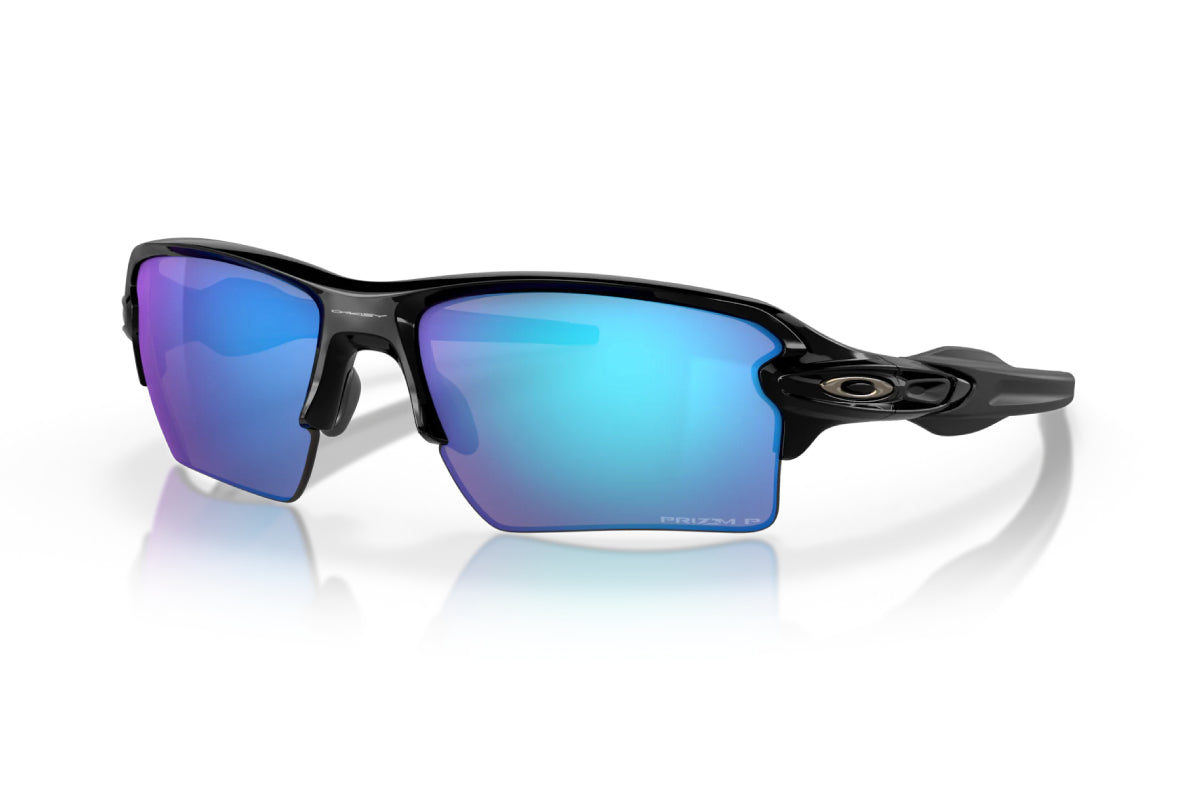 Oakley Flak 2.0 - Polished Black Prizm sapphire Irid Polarised 