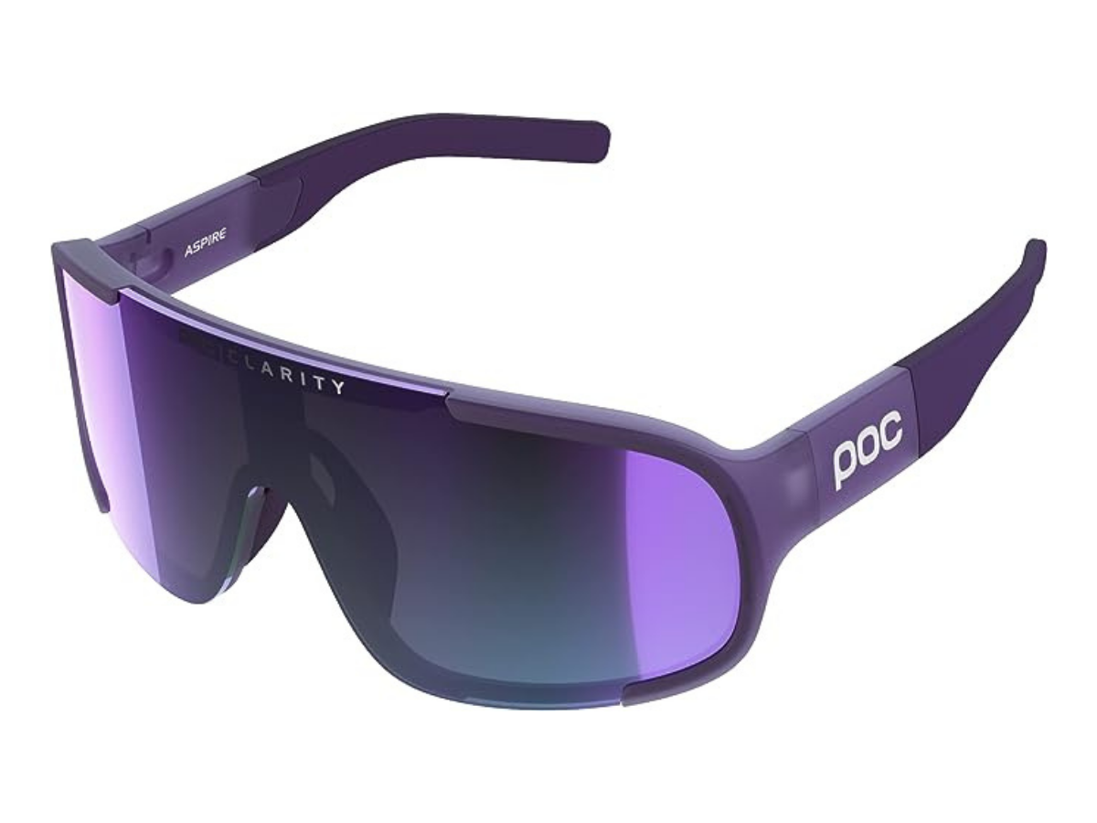 POC Aspire Sapphire Purple Translucent Cycling Sunglasses