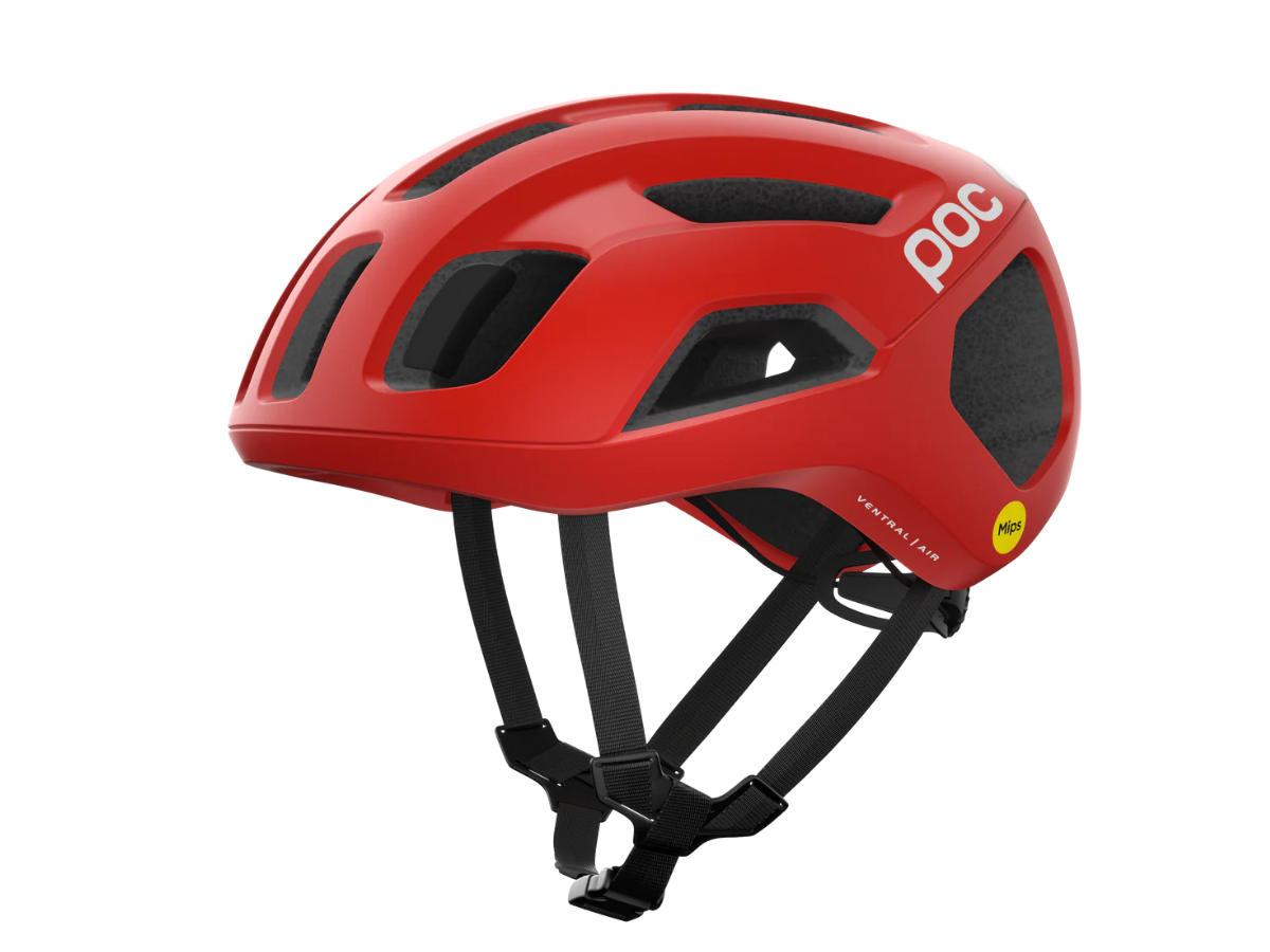 POC Ventral Air Mips - Prismane Red Matt