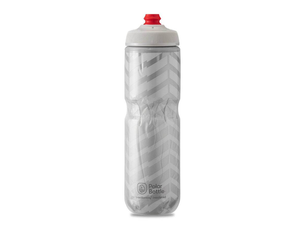 Polar Breakaway Insulated Bolt Bottle - White/Silver (24 Oz)