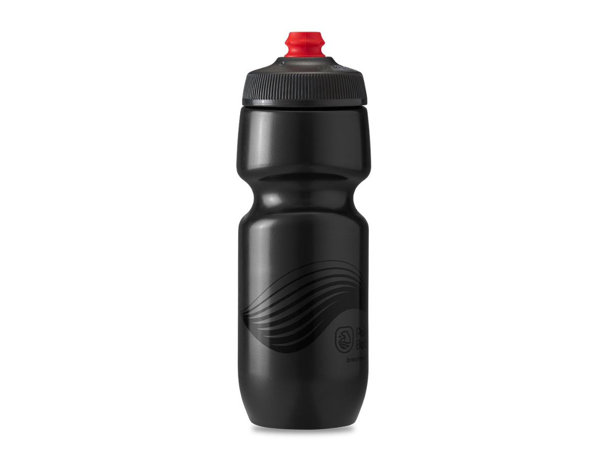 Polar Breakaway Wave Sport Bottle - Charcoal/Black (24 Oz)