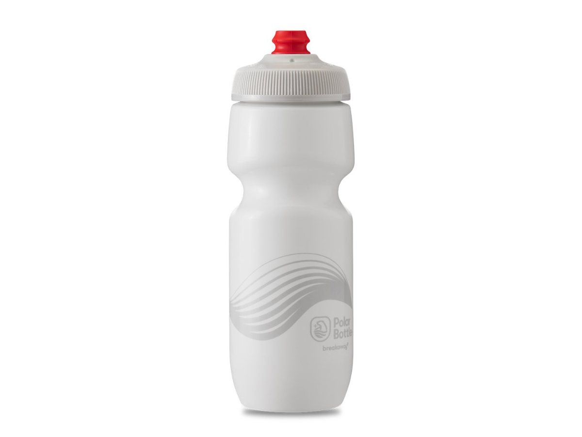 Polar Breakaway Wave Sport Bottle - Ivory/Silver (24 Oz)