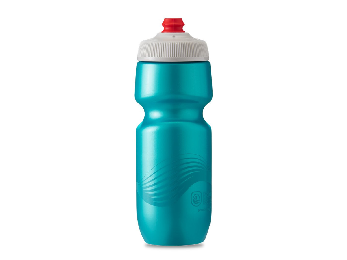 Polar Breakaway Wave Sport Bottle - Teal/Silver (24 Oz)