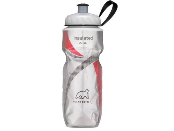 Polar Insulated Bottle 20oz - Red Pattern