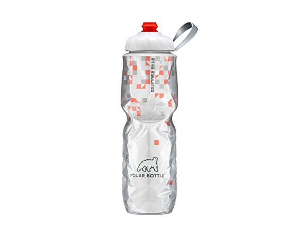 Polar Insulated Bottle 24oz - Breakaway Orange with Zipstream