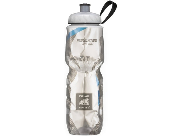 Polar Insulated Bottle 24oz - Carbon Fiber Blue