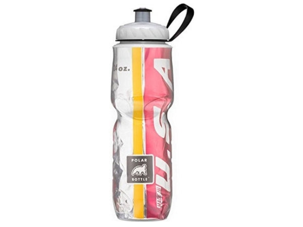 Polar Insulated Bottle 24oz - Gold/Red