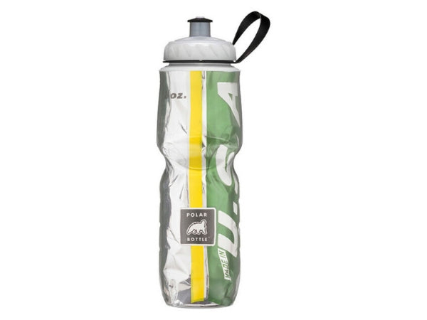 Polar Insulated Bottle 24oz - Green/Yellow