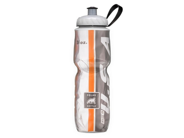 Polar Insulated Bottle 24oz - Orange/Black