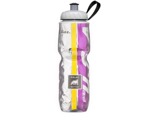 Polar Insulated Bottle 24oz - Purple/Yellow