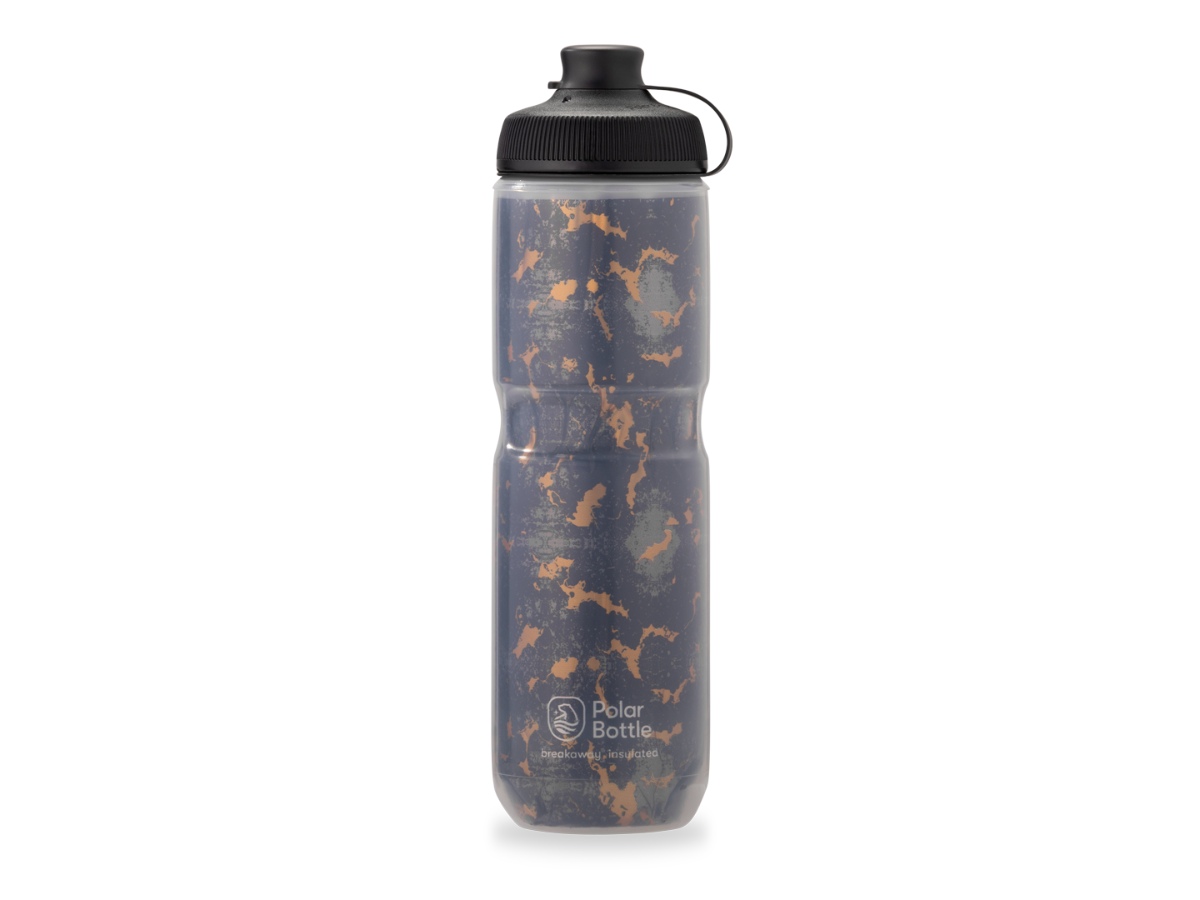 Polar Muck Insulated Shatter Bottle - Charcoal/Copper (24 Oz)