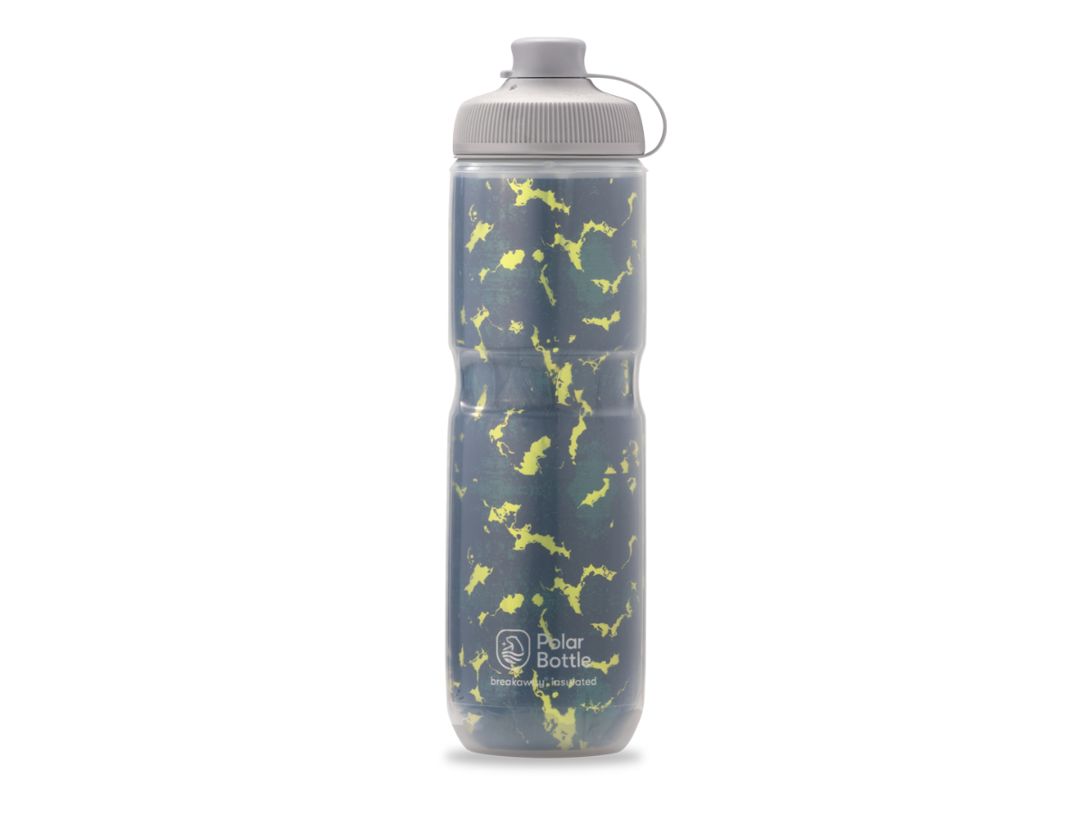 Polar Muck Insulated Shatter Bottle - Forest/Lightning (24 Oz)