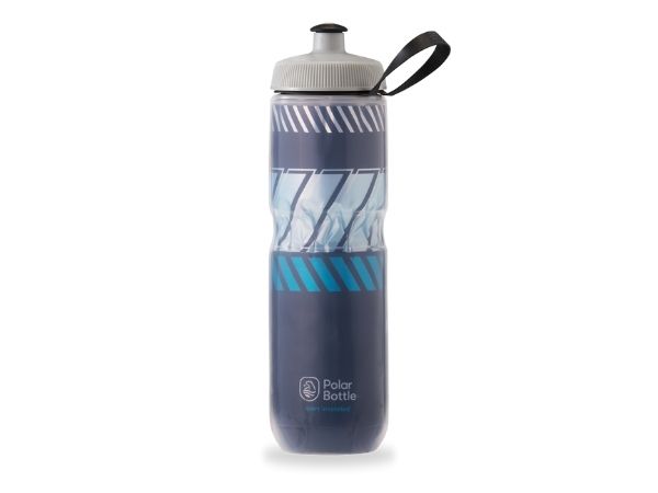 Polar Sport Insulated Tempo Bottle - Navy/Sky Blue (24 Oz)