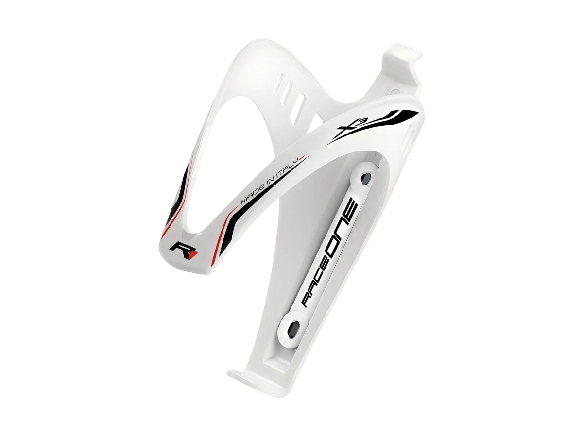 "RaceOne X3 saddle white Italy – lightweight ergonomic road bike seat designed for comfort and speed"

