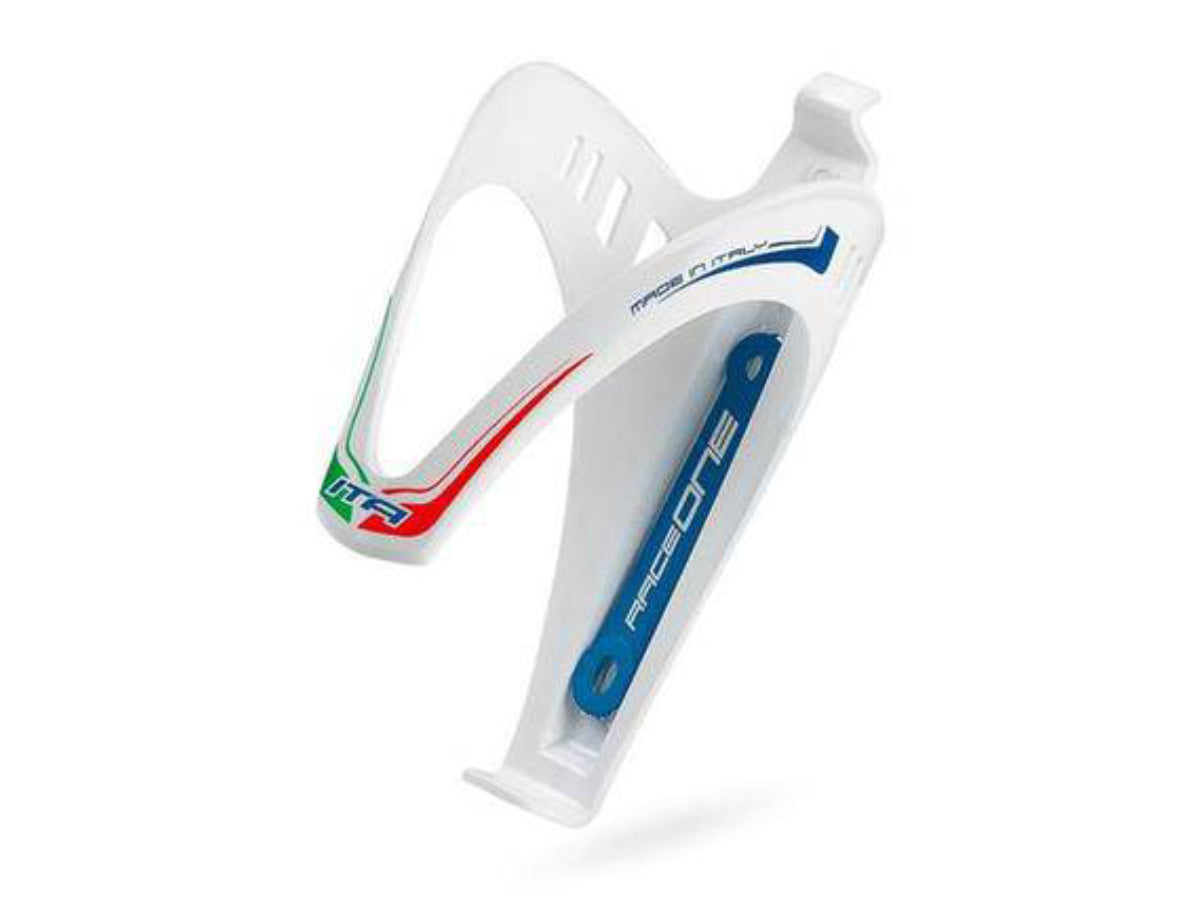 Raceone Bottle Cage X3 - White Italy