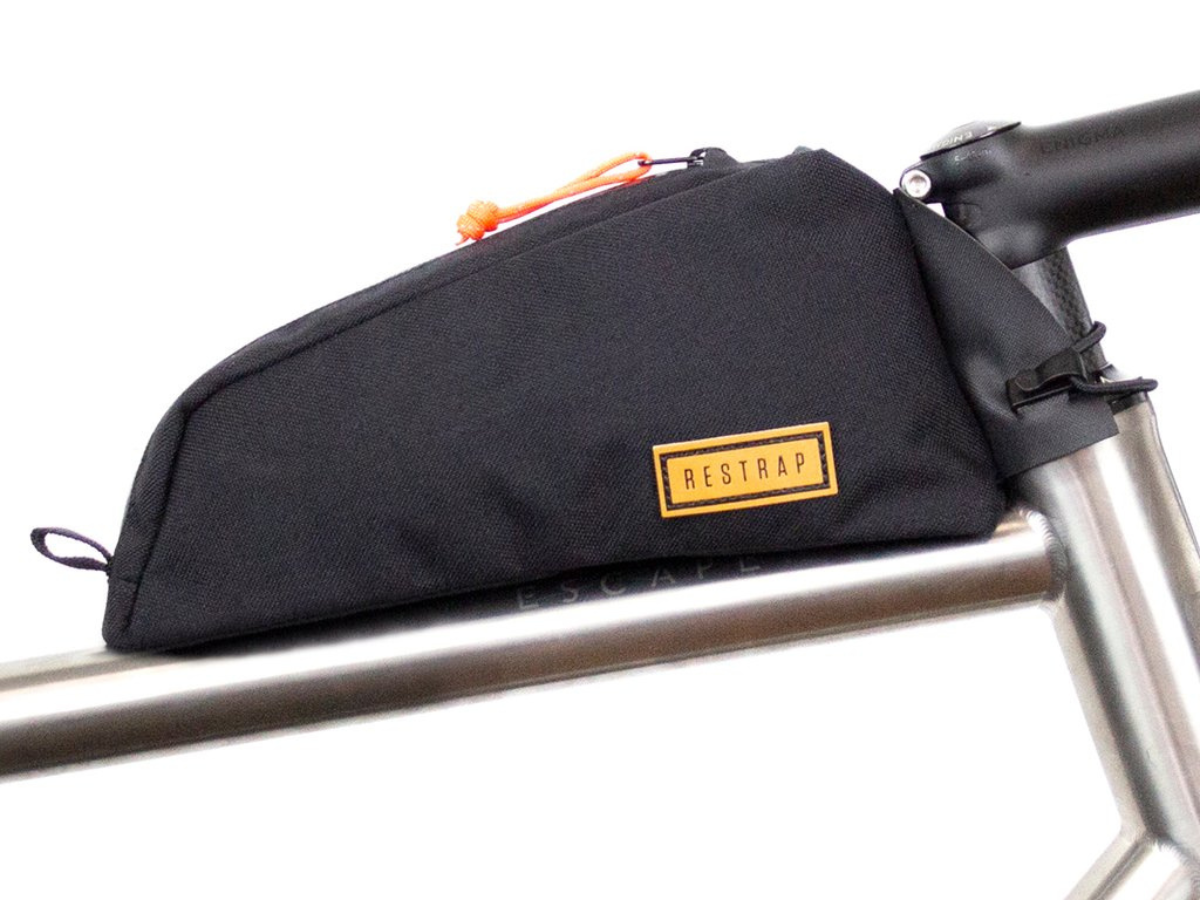 Restrap Bolt-on Top Tube Bag - Black