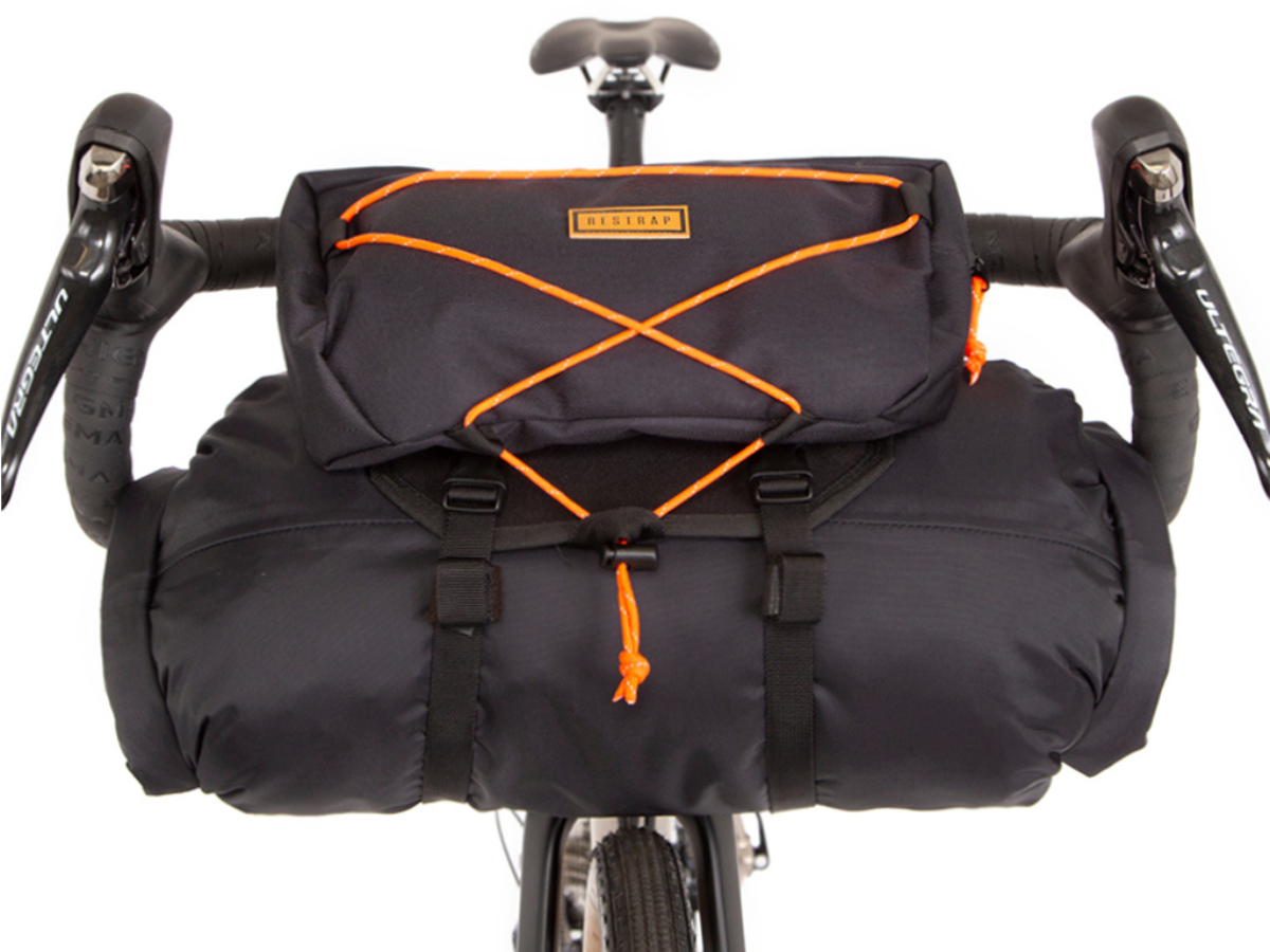 Restrap Handlebar Bag -Black/Orange (Large)