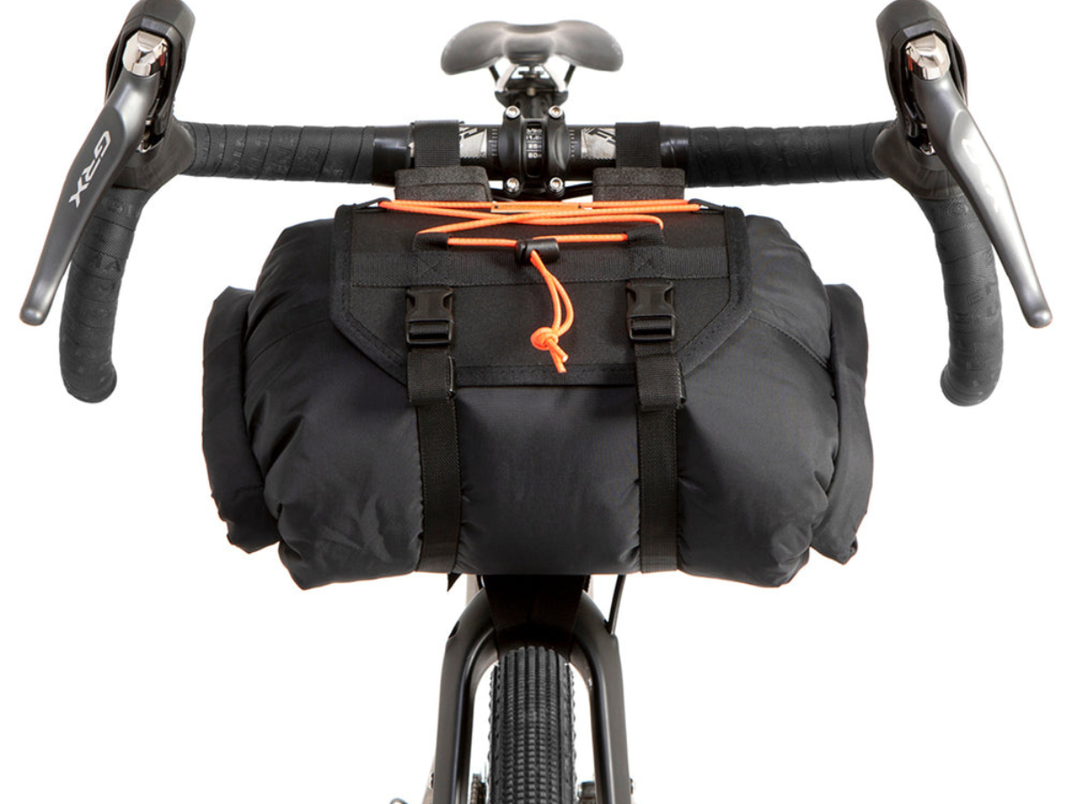 Restrap Handlebar Bag -Black/Orange (Small)