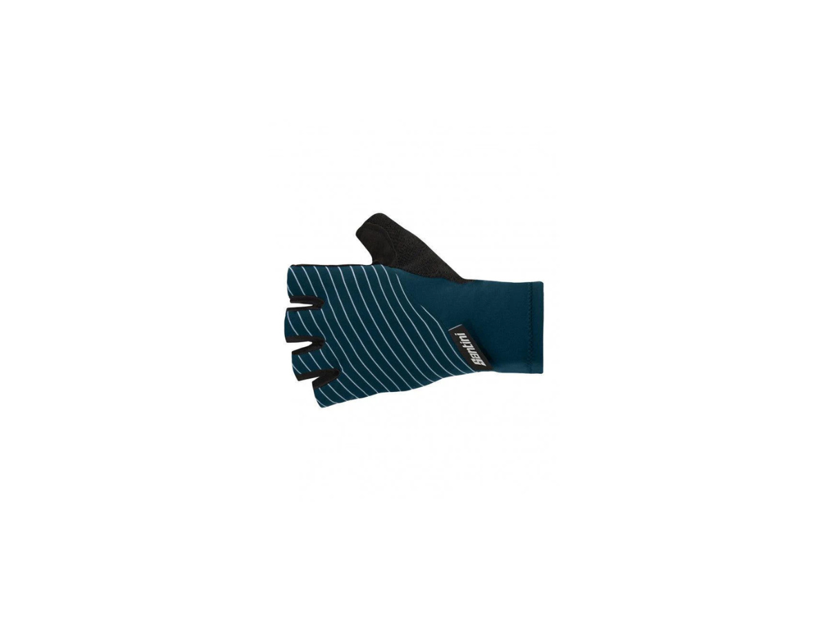 Santini Riga Gloves-Teal