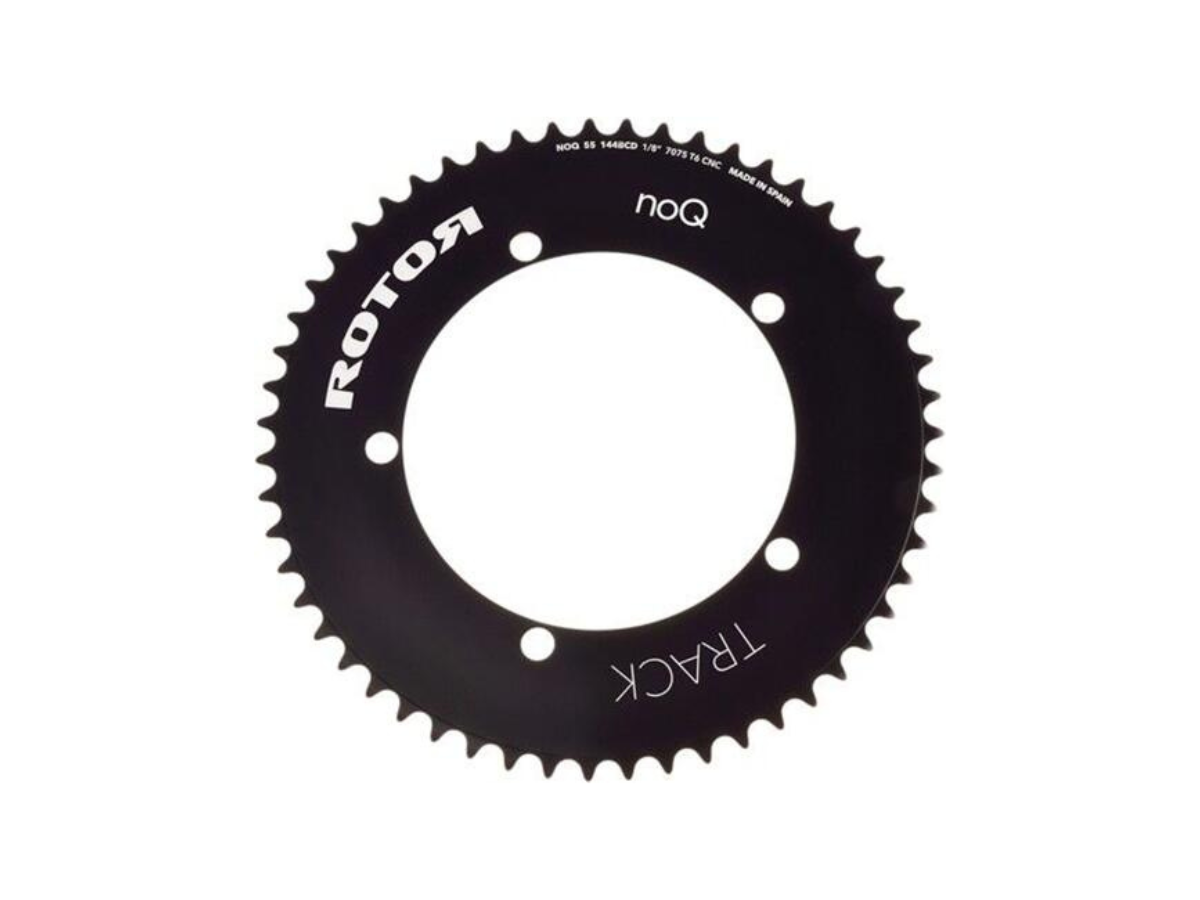 Rotor Round Chainring 55T Bcd144X5 1/8&quot; Black
