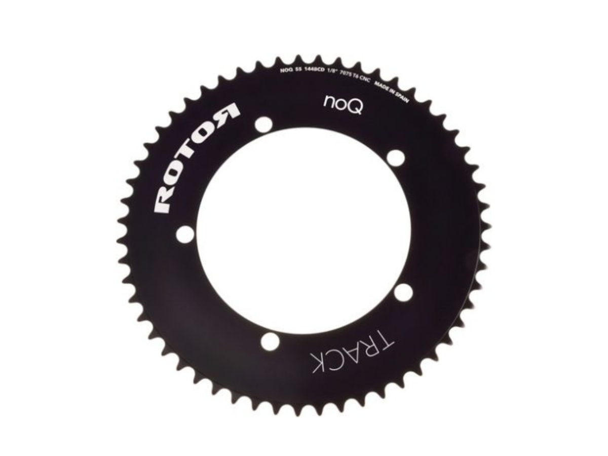 Rotor Round Chainring 56T Bcd144X5 1/8&quot; Black