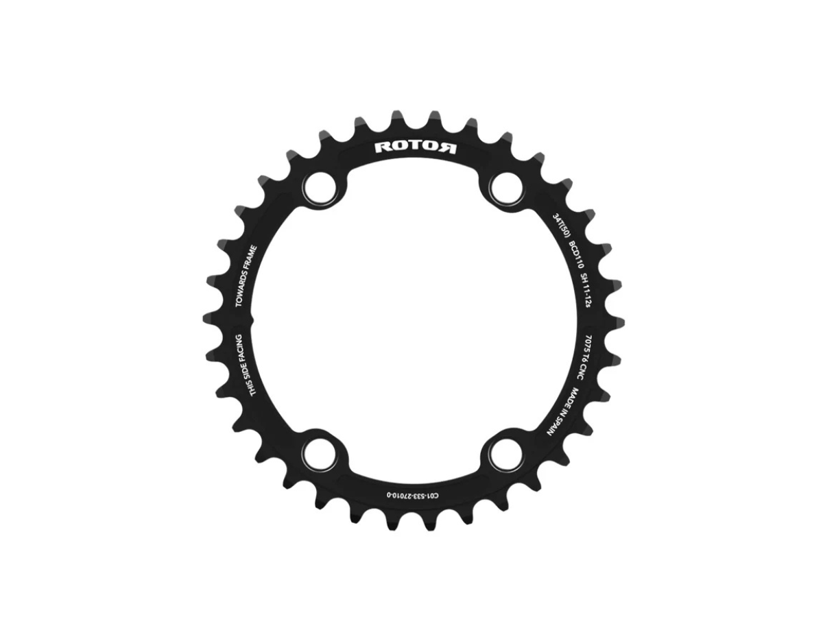 Rotor Round Ring Bcd110X4 34T (50) Inner Black
