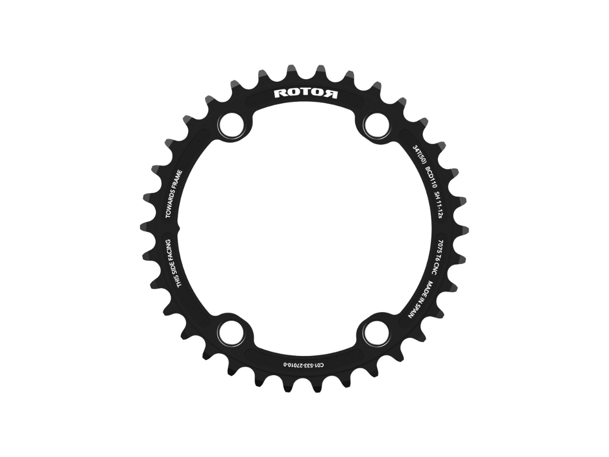 Rotor Round Ring Bcd110X4 44T Inner Black