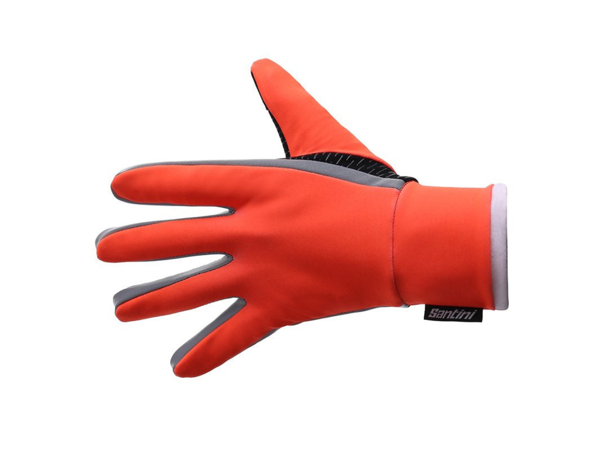 Santini Acquazero Vega Full Gloves - Orang SZ