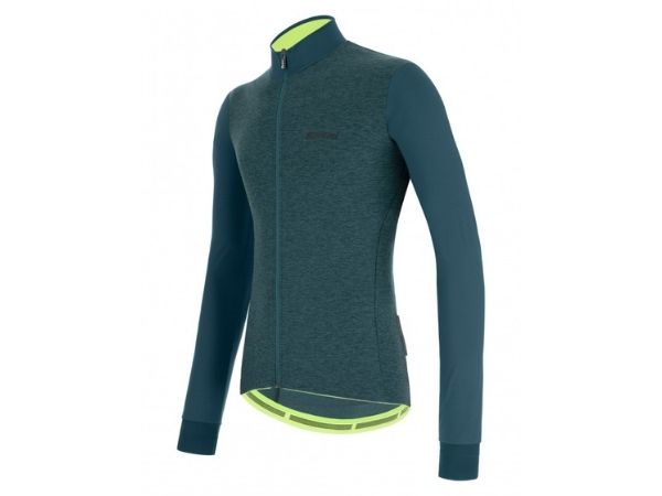 Santini Colore Ouro Thermal Jersey - Teal