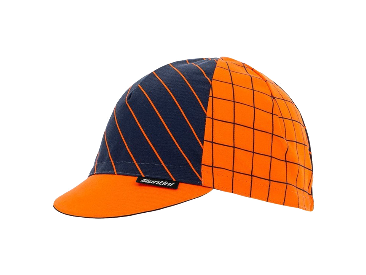 "Santini Dinamo cotton cap blue navy – comfortable and breathable casual cycling cap made from soft cotton"

